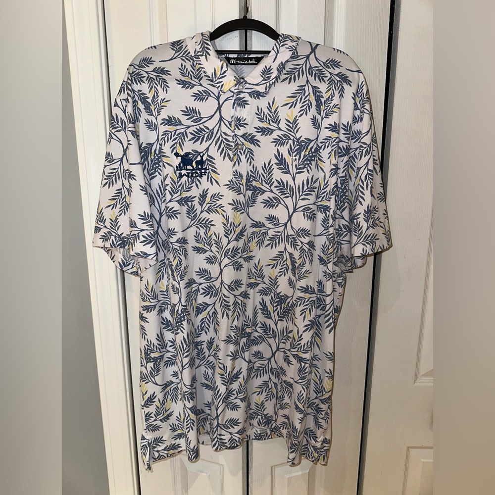 Travis Mathew Patterned Men's Shirt XXXL